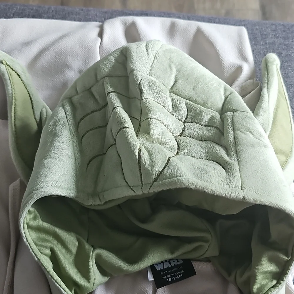 NWT DISNEY Yoda Costume Star Wars Infant 18 / 24 Months Halloween Children - Picture 3 of 8